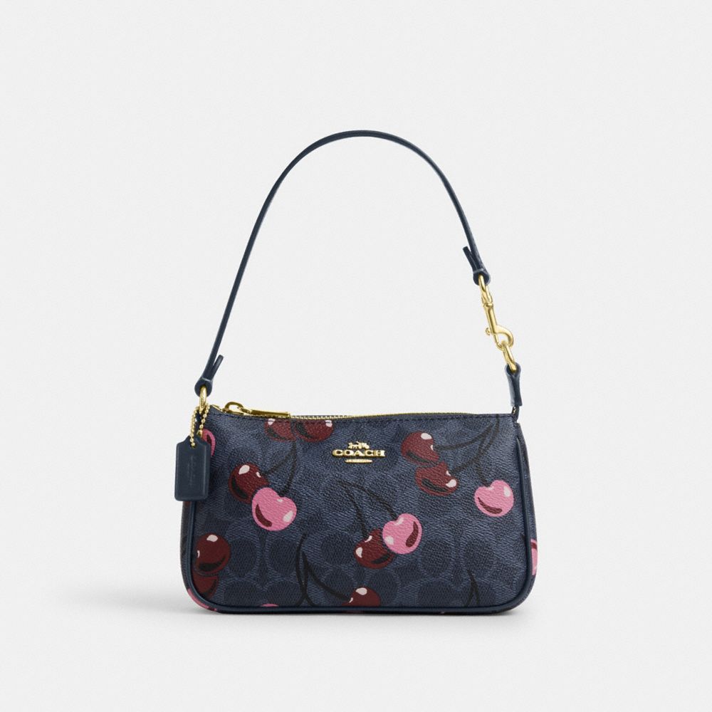 coach nolita 19 in signature canvas with cherry print CZ011-IMDEI