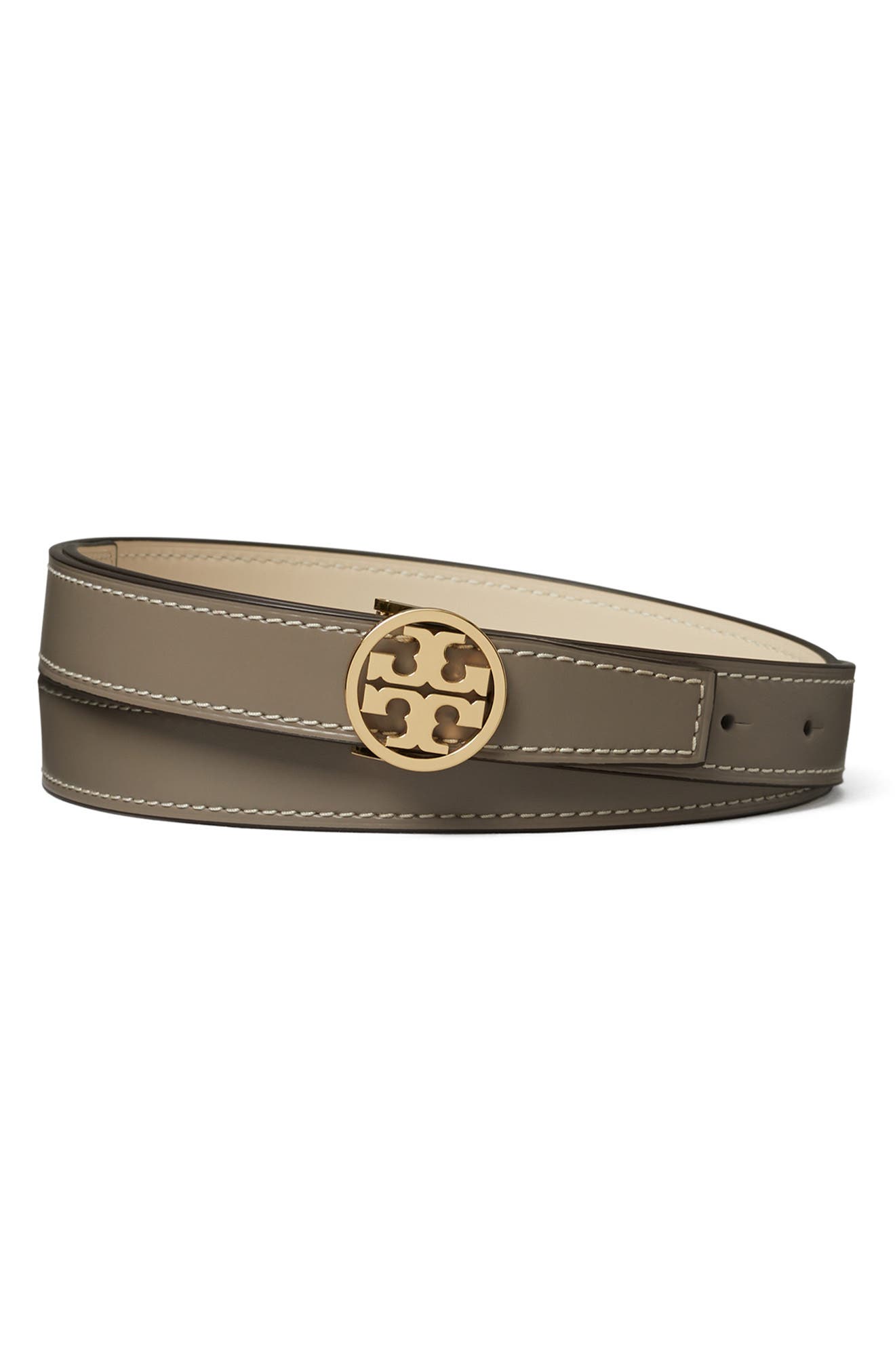 Tory Burch Miller Reversible Leather Belt