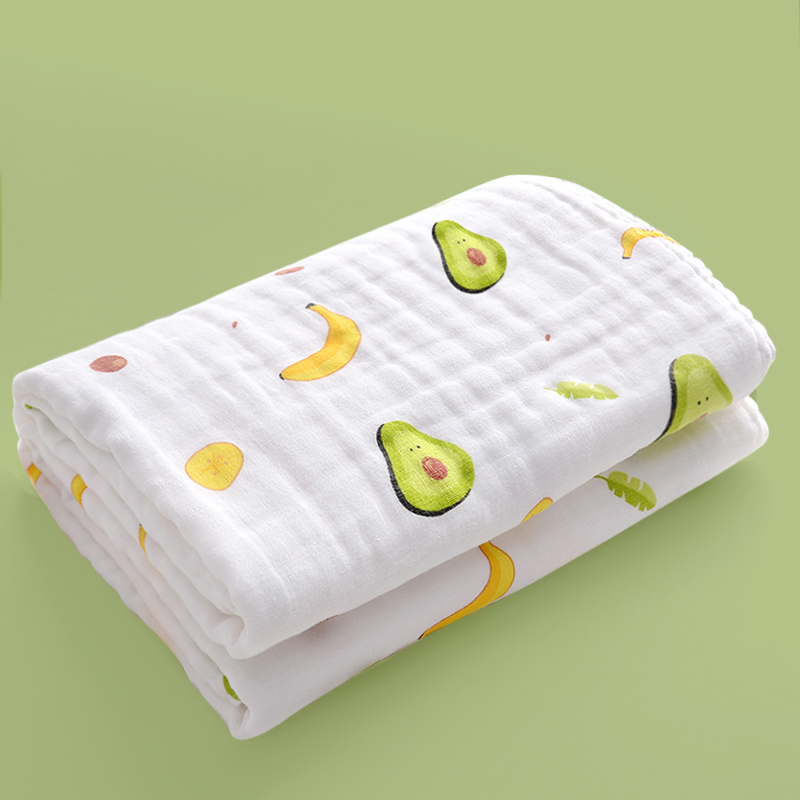 纯棉婴儿浴巾纱布吸水速干儿童