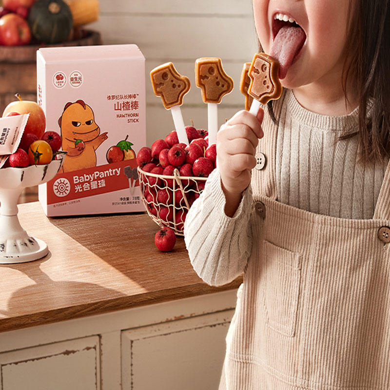 拍三件光合星球babycare山楂棒休闲儿童零食