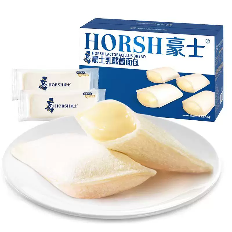豪士乳酸菌面包 19.9 元/箱