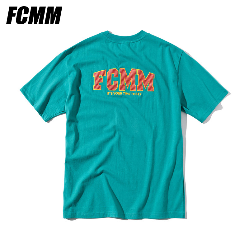 【蜜蜂惊喜社】FCMM复古撞色刺绣T恤女