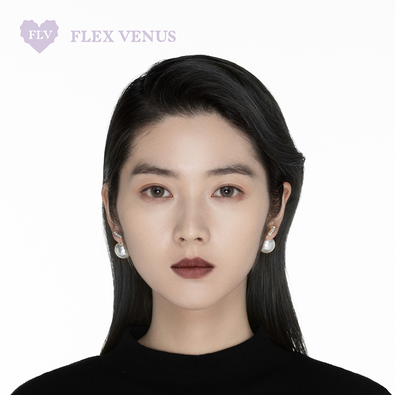 FLV大艺术家耳钉简约轻奢女复古风设计感