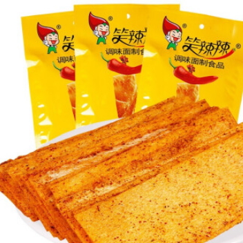  3.9元包邮！笑辣辣 印度飞饼32g*5包