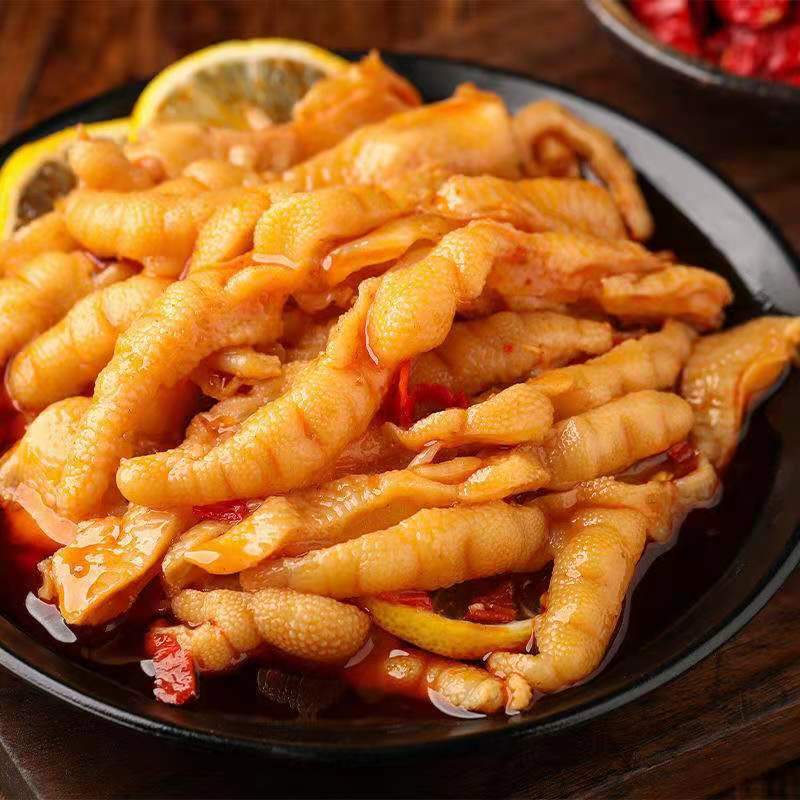 网红百香果柠檬无骨鸡爪200g