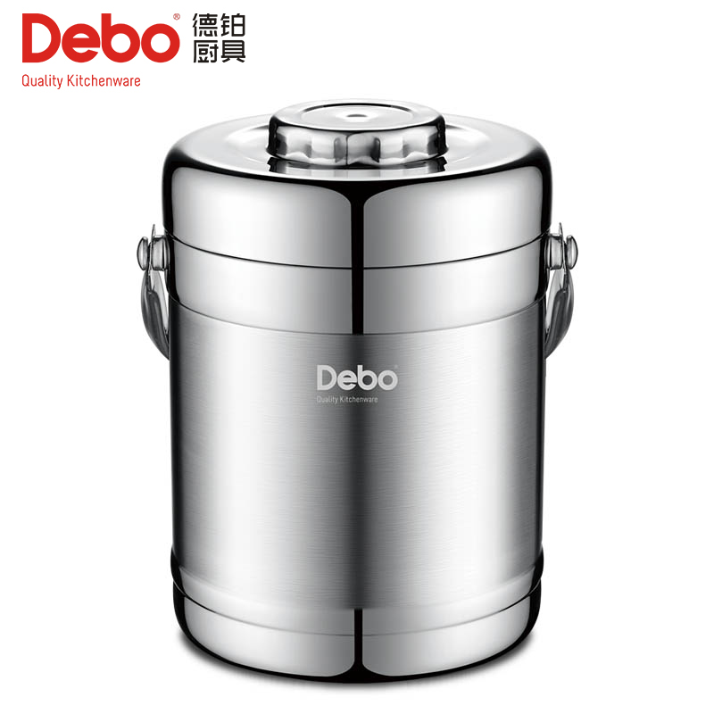 Debo 德铂保温饭盒不锈钢三层分格