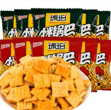 7.8元包邮！琥珀 小米锅巴混合味7g*68包