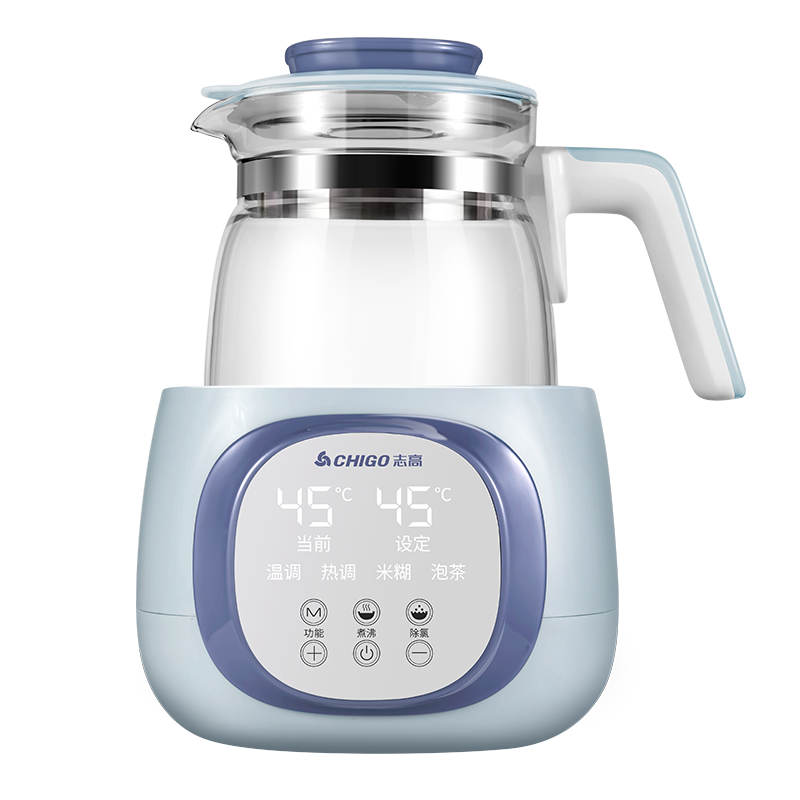 志高智能恒温316不锈钢暖奶调奶器电热水壶