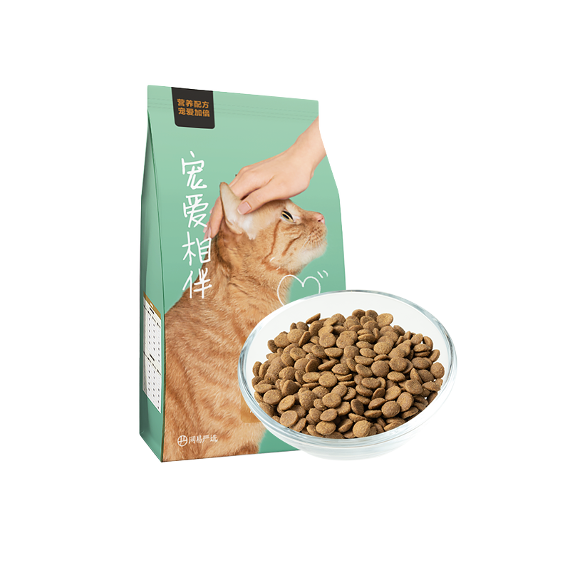 网易严选增肥发腮成猫粮10kg