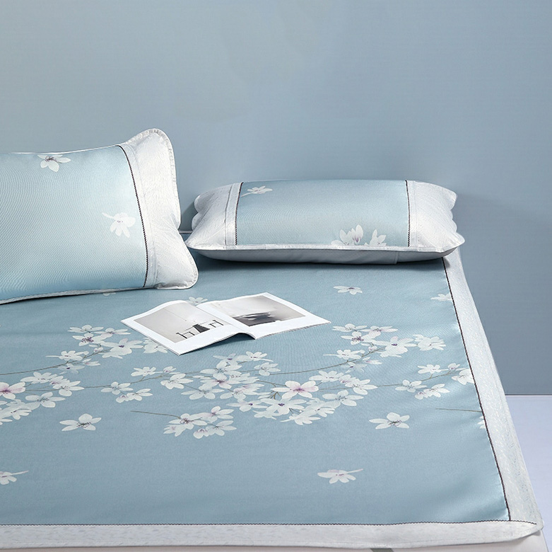 【水星家纺】冰丝凉席三件套