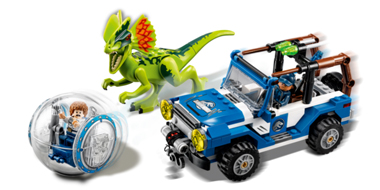 lego 乐高 75916 侏罗纪世界双棘龙伏击