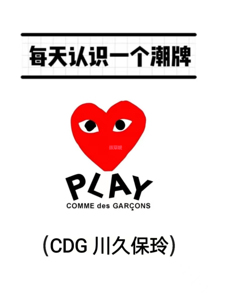 每天种草一个潮牌--Comme des Garcons