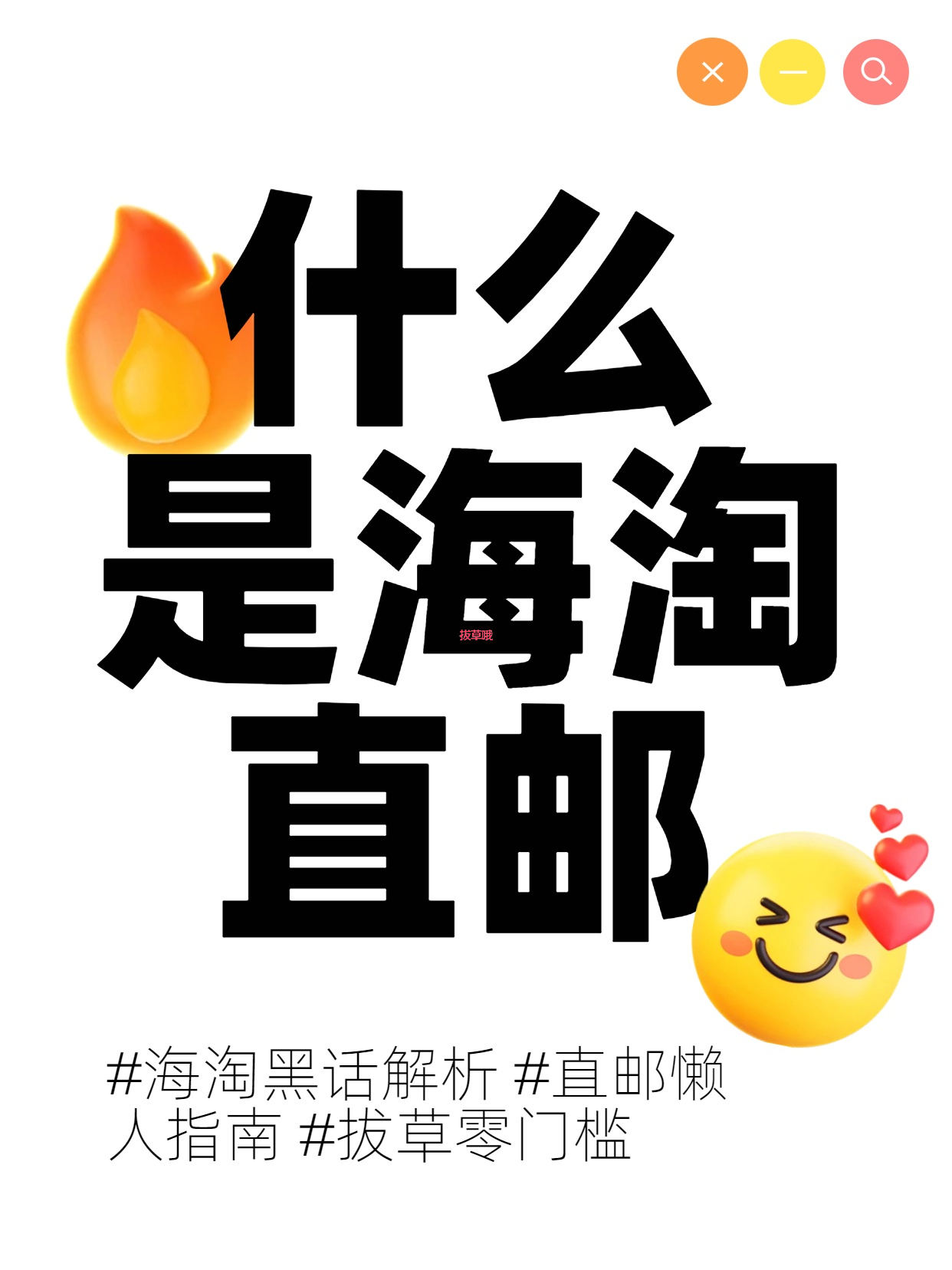 📮“直邮”不是快递直飞你家，是海淘界给懒人发的“免操作通行证”！