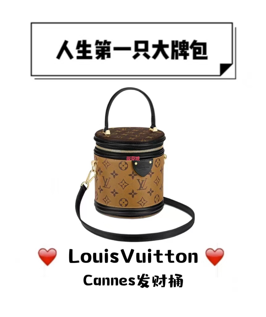 人生第一只大牌包|Lv Cannes发财桶