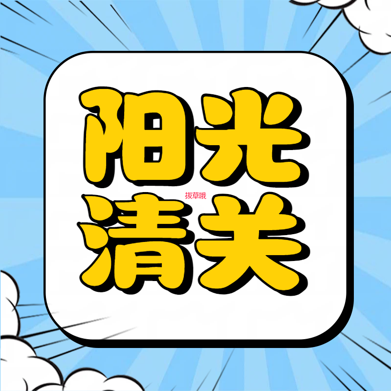☀️海淘黑话词典｜“阳光清关”不是晒被子，而是你包裹进海关的VIP快速通道！